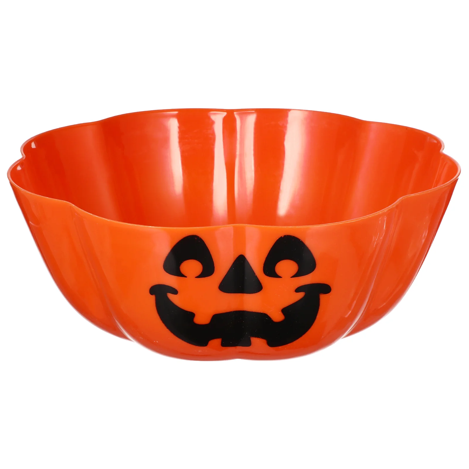 

Halloween Pumpkin Candy Bowls Fruit Plate Cookie Snack Storage Basket Trick Or Treat Halloween Party Decoration
