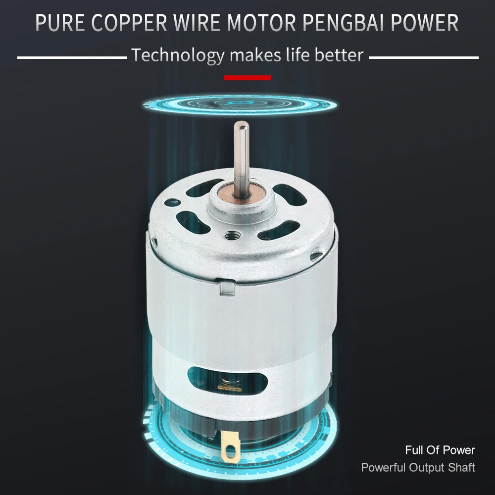 RS360 Двигатель постоянного тока 6-12 В 24000 об/мин Высокоскоростной микродвигатель