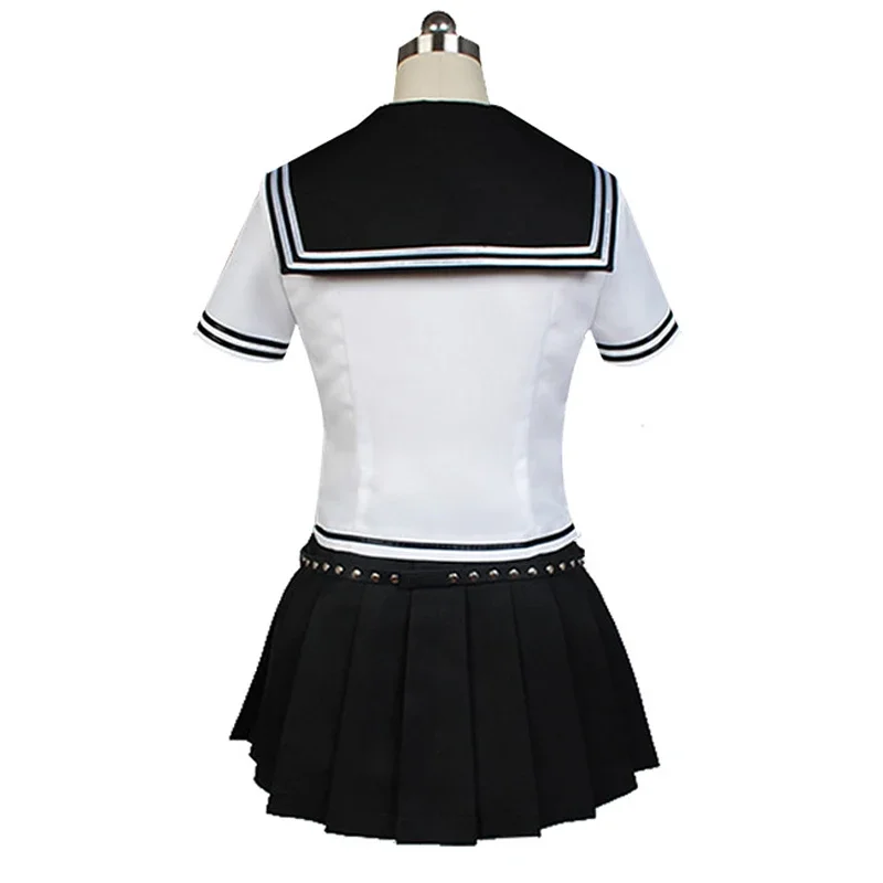 Аниме Danganronpa Mioda Ibuki Косплей Костюм Красочный Парик Дьявольского Рога Для Женщин