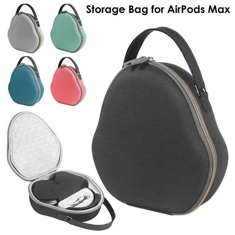 

Headphone Storage Bag For AirPod Max Hard Case With Earpad Covers Waterproof Travel Carry Protective Box Wireless Headset