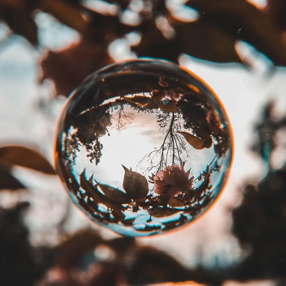 

Spherical Camera Filter Optics K9 Glass Crystal Ball Creative Photography Lens Props SLR Camera Mobile Phone Shooting