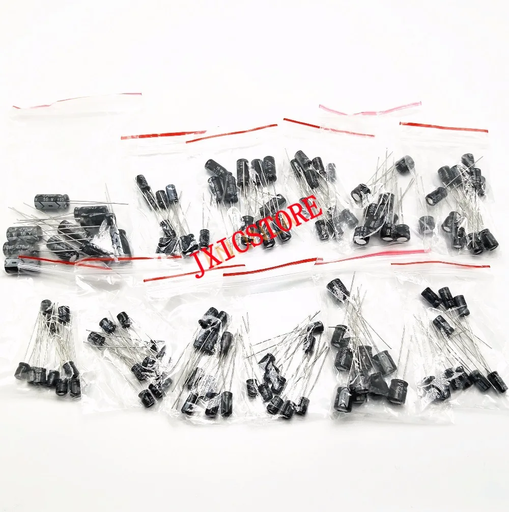 

Алюминиевый электролитический конденсатор, 12 значений, 16 В, 50 в, 120 мкФ Ф ~ 0,22 мкФ, 33 мкФ Ф, 47 мкФ, 470 мкФ, 100 мкФ, 220 мкФ, 470 мкФ, 0,22 мкФ, 1 мкФ, 0,47 мкФ, 2,...