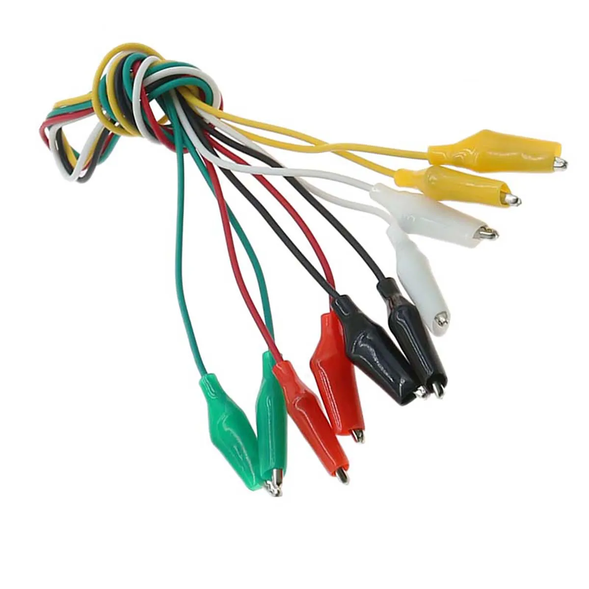 

10Pcs Alligator Clips Electrical DIY Test Leads Alligator Double-ended Crocodile Clips Roach Clip Jumper Wire Battery Power Clip