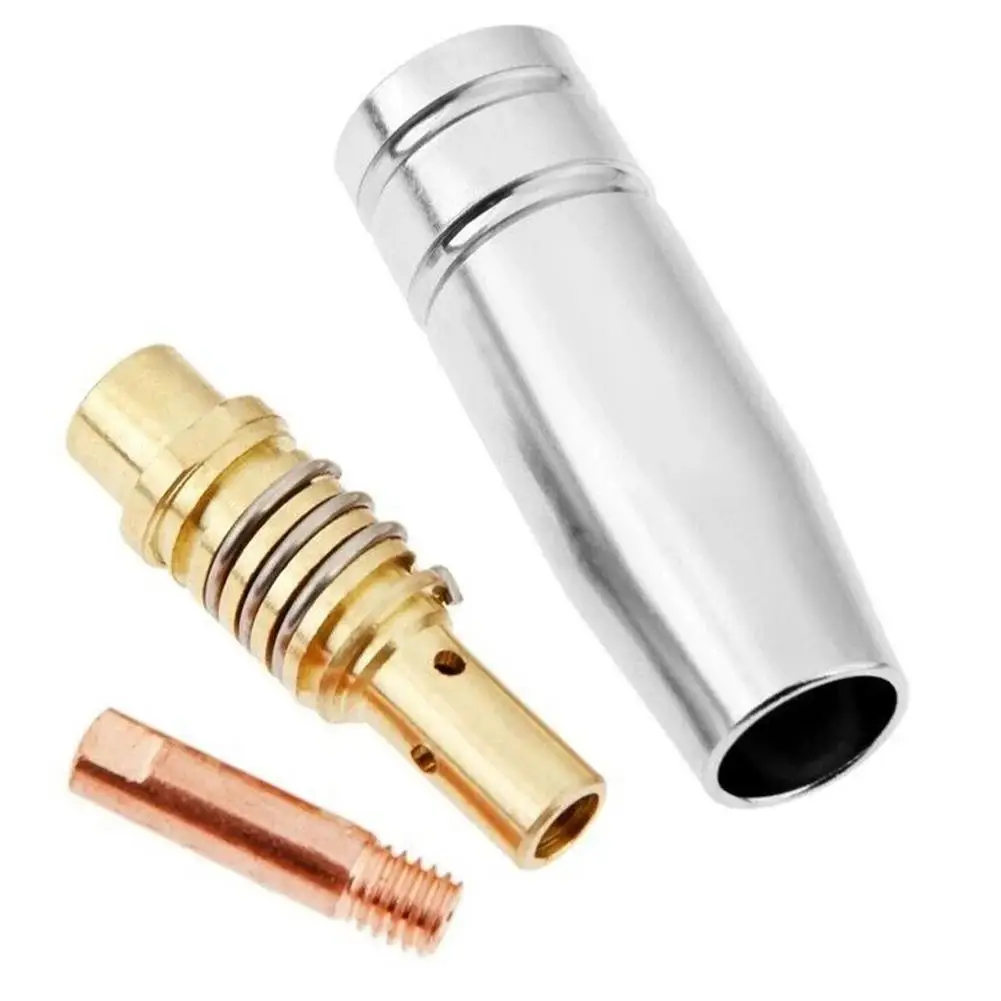 

3pcs/Set MB 15AK MIG Welding 15AK 1,0mm Torch Consumables Gas Nozzle Tip Holder Of 15AK MIG Welding Torch Welding Accessories