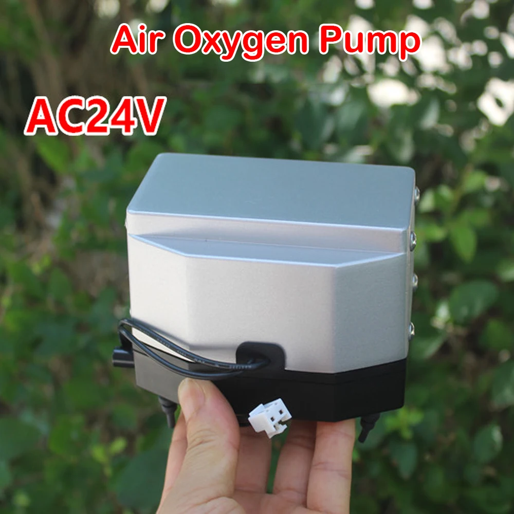 

Mini Air Oxygen Pump AC High Power Oxygen Pump Air Pump AC24V Air Pump Fish Tanke Aquarium Oxygenation Pump