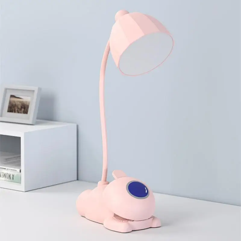 

Table Lamp Dc5v With Clip Flexible 3-level Touch Dimming Table Lamp For Bedroom Led Light Abs/pp 360 Degrees Writing Lamp 500mah