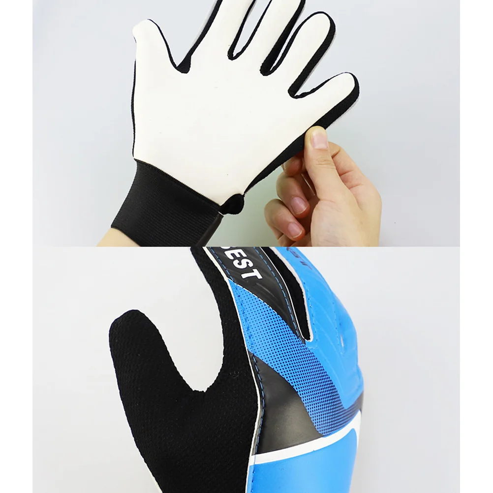 

Adjustable Goalkeeper Protection Gear Glove Teens Wear-resistance Shock-absorbent Football Children Gloves