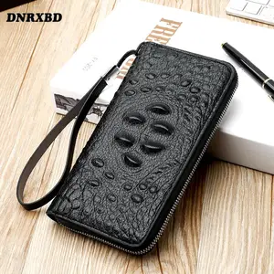 Long Men Wallets New Crocodile Pattern Clutch Bag Zipper card holder
Male Wallets Cell Phone Pocket wallet carteira masculina 7.93 USD