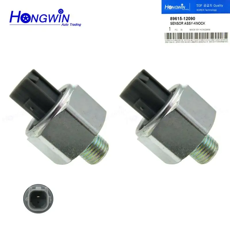 

2Pcs 89615-12090 Detonation Knock Sensor Fits Toyota Lexus Avalon Camry Celica Sienna Corolla ES300 GS300 RX300 SC300 8961512090