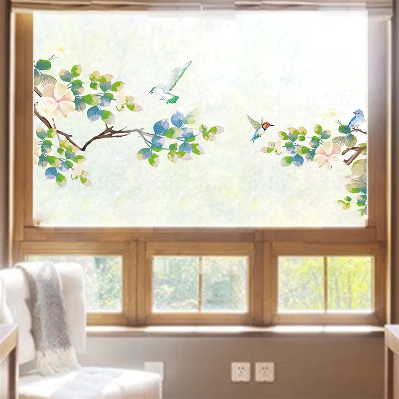 

Pastoral Birds Wall Stickers Flying on The Wall Living Room Bedroom Decoration Wallpaper DIY Aesthetic Stickers Home Accessories