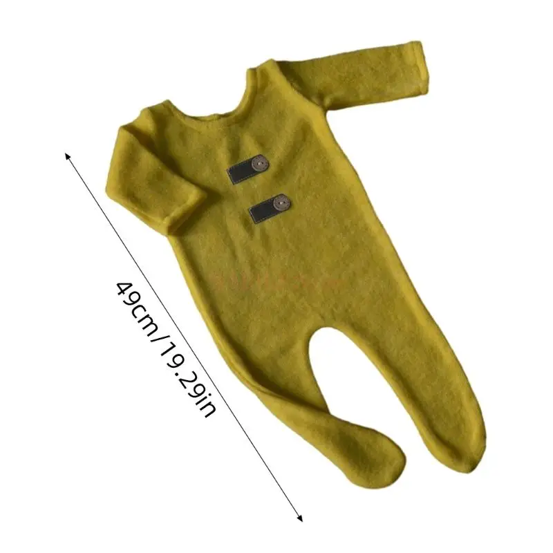 C9GB 2 шт. детский костюм для съемки рождения комбинезон с подходящей шляпой