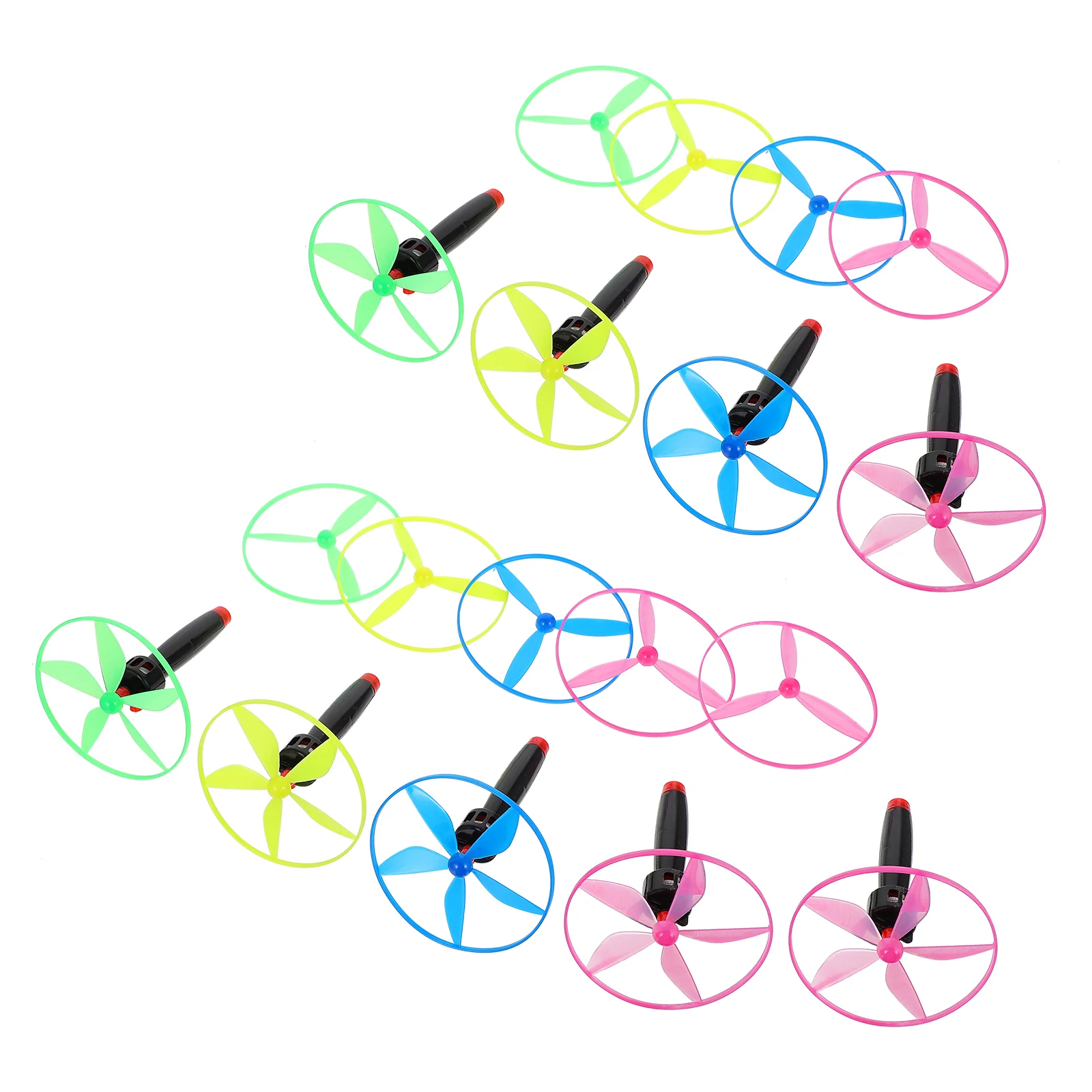 

Sets Flying Saucer Safe String Saucer Helicopter Spin Flying Disc