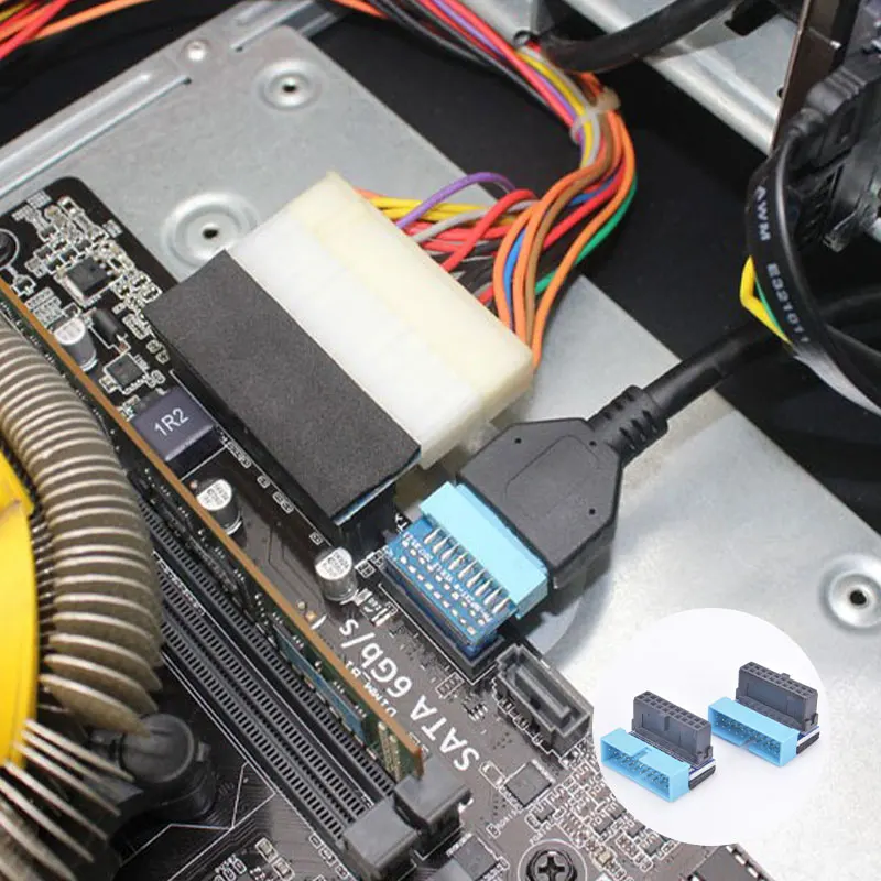 

20-контактный адаптер питания USB 3,0 для материнской платы, разъемы питания, модульные кабели питания