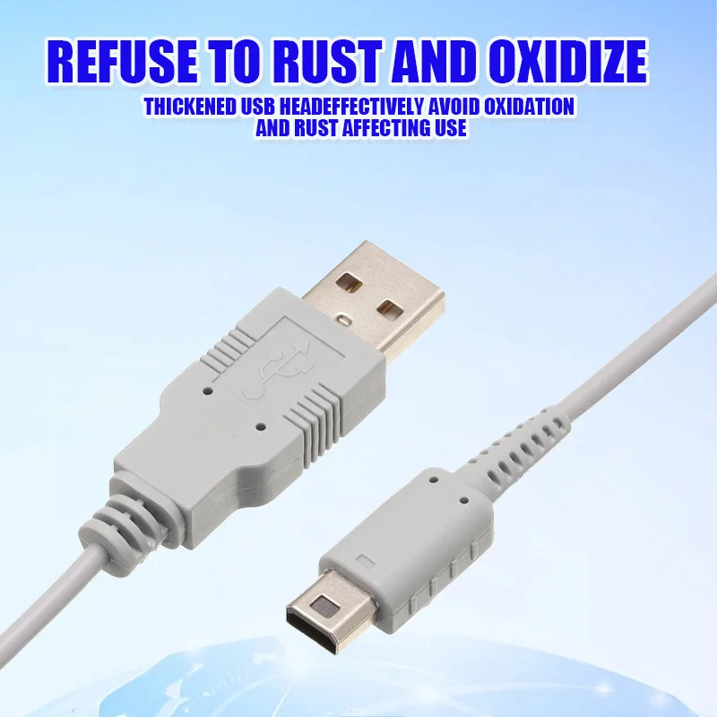 

For Nintendo Wii U Gamepad USB Charger Cable Power Supply Charging Cable Data Cord For Nintend WiiU Pad Controller Joypad