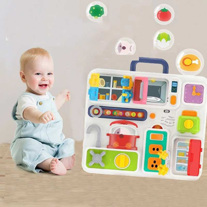 

Детская деревянная доска Монтессори, развивающая игрушка для детей