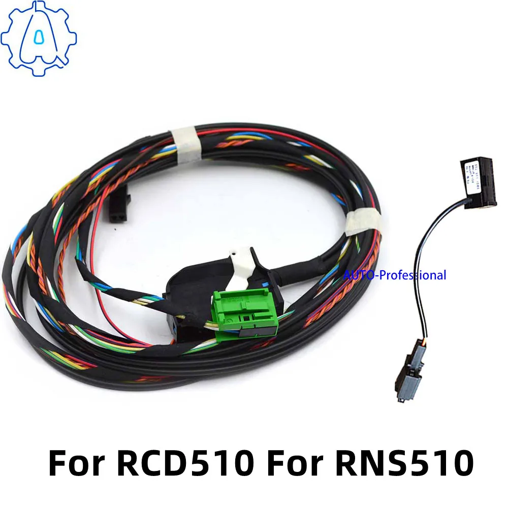 

For VW Tiguan GOLF GTI Jetta Passat CC With Microphone 8X0035447A Bluetooth Wiring Harness cable 8X0035447A RCD510 RNS510