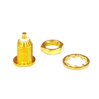 1pc new mcx female jack rf coax adapter convertor connector solder post straight goldplated wholesale