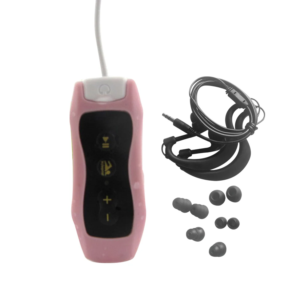 

Home Diving FM Radio Handheld Swimming MP3 Music Player Portable With Cable Multifunction IPX8 Waterproof Rechargeable USB2.0