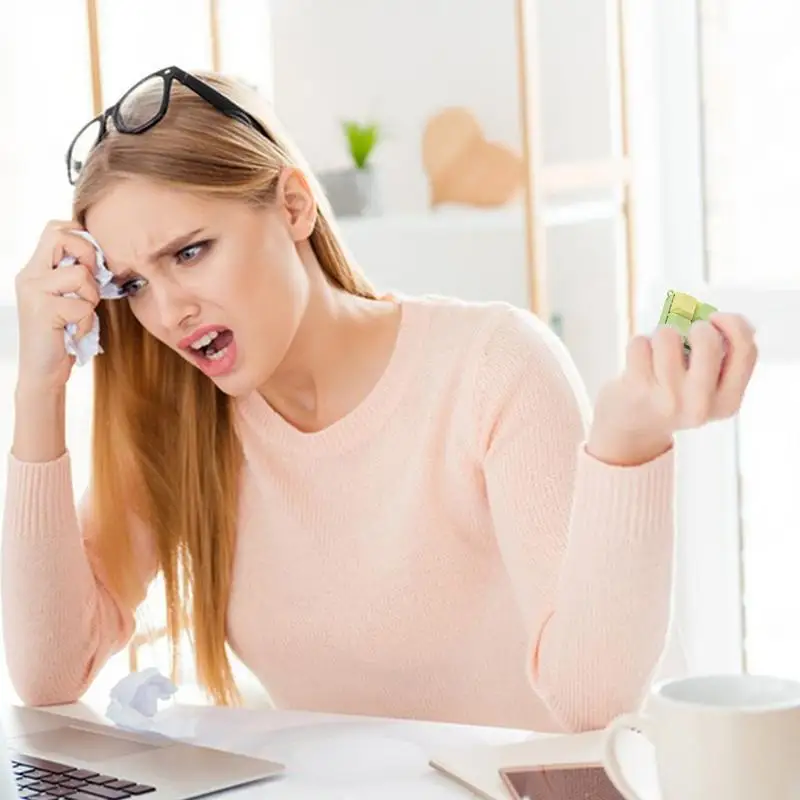 4-клавишный тестер вала игрушечный брелок на палец игрушка светящаяся