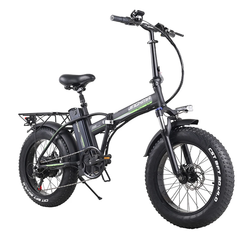 

48V Electric Bicycle 20 Inches Lithium Battery Electromobile Dual Disc Brake Aluminium Alloy Foldable Portable Adult