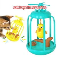 smart cat toys interactive bird cat training toy pet playing bird squeaky supplies products toy for cats kitten kitty tumblers