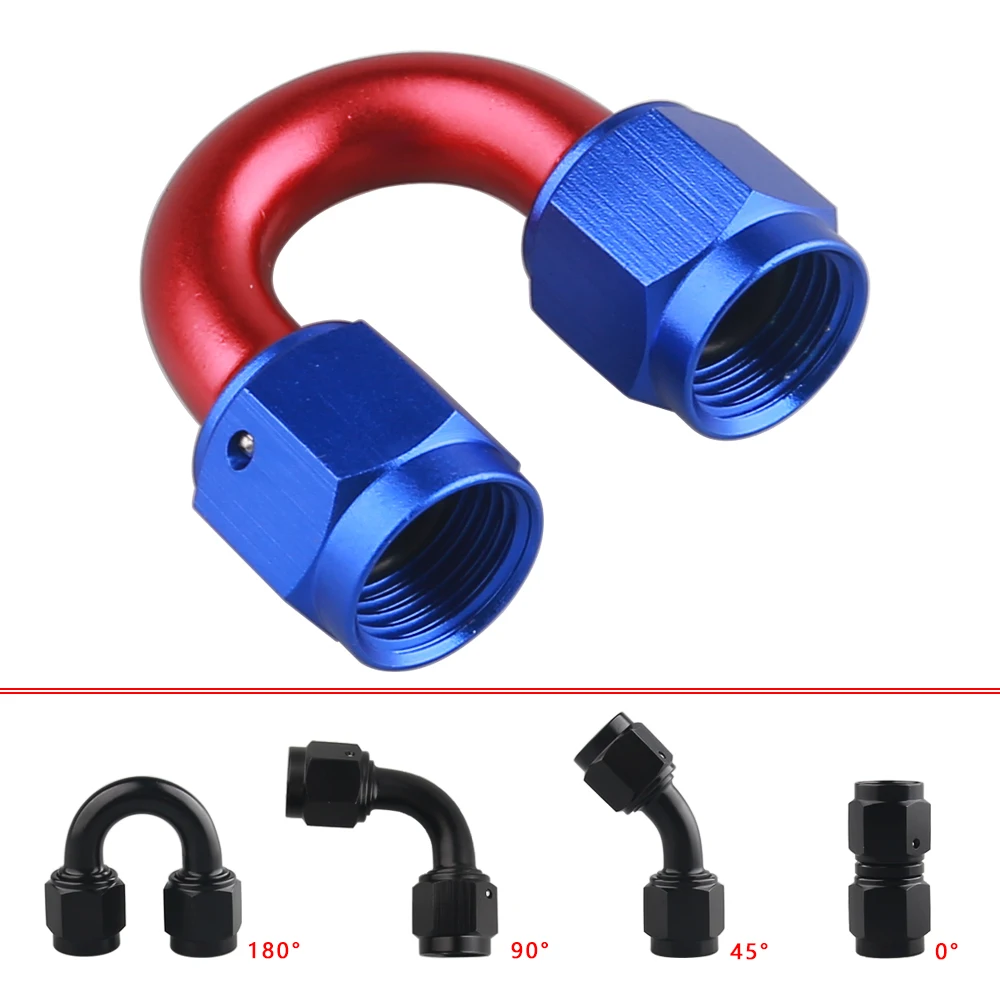 Универсальный женский гидравлический шланг AN6 колено фитинг масляного радиатора