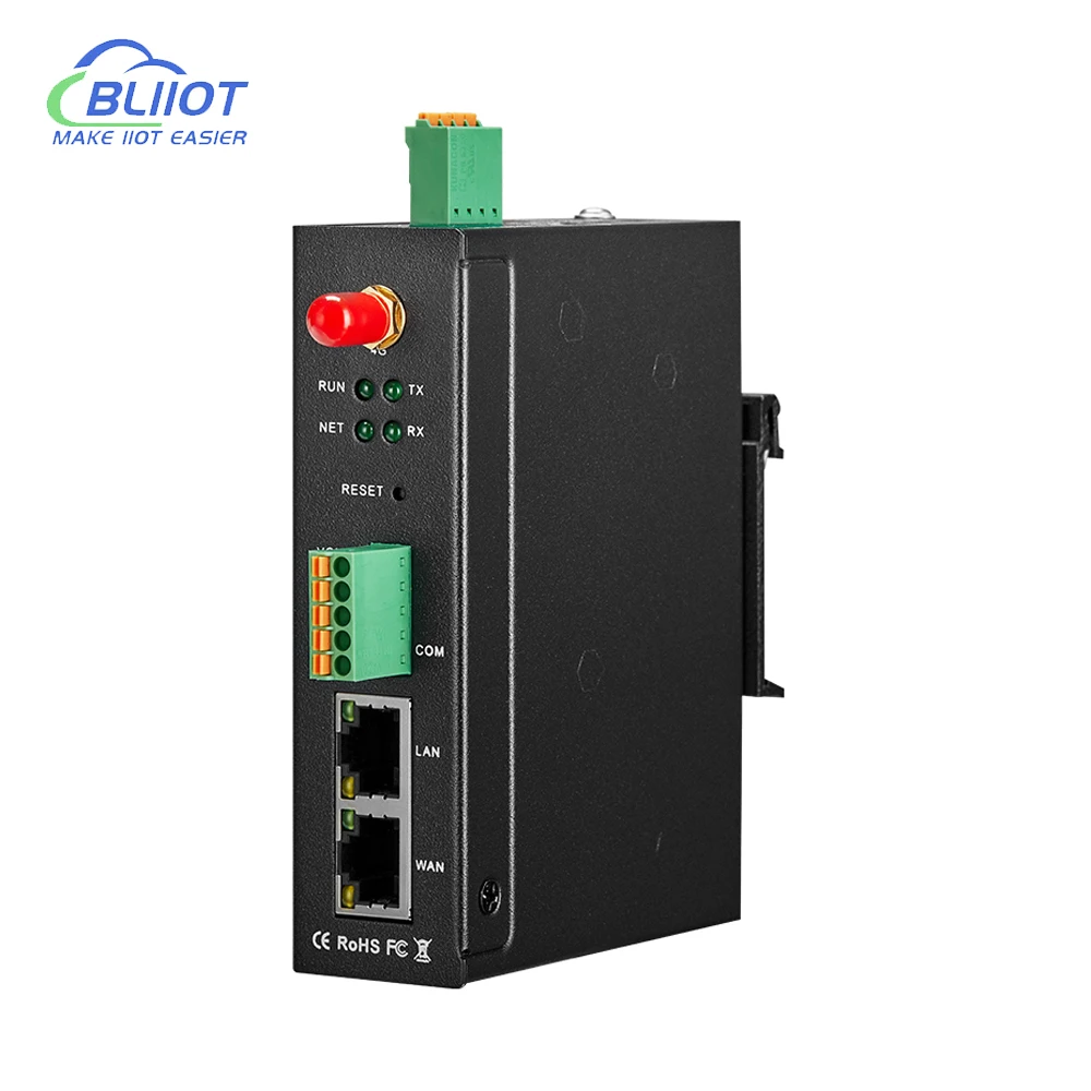BL101 RS485/253 to MQTT Modbus Support 4G Ethernet Cloud Platform OPC UA Industrial IoT Gateways Protocol Conversion