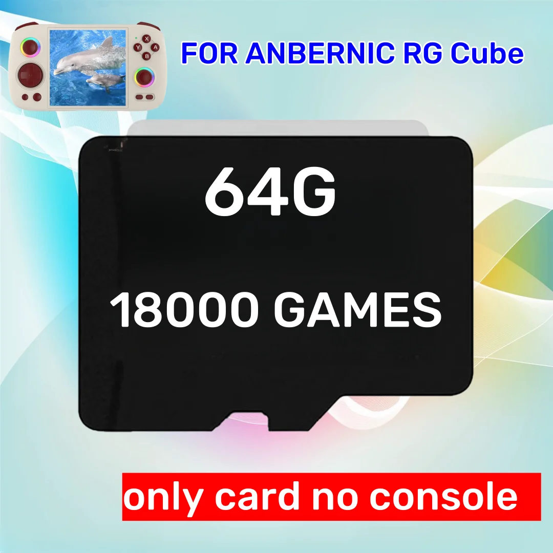 Для ANBERNIC RG Cube TF Card Portable PS2 портативная игровая консоль карта памяти SD 61000 игр 512G 256G