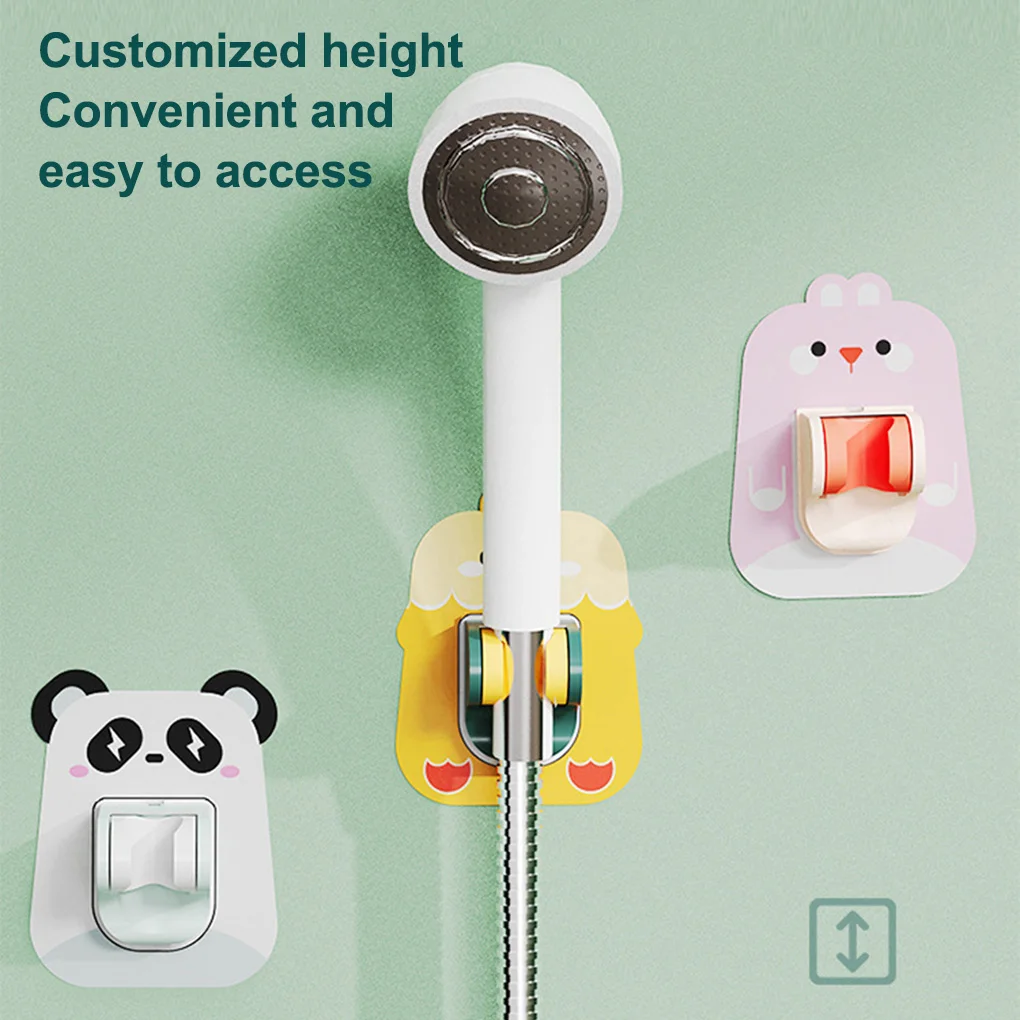 

Hot! 1PC/2PCS/3PCS Shower Head Holder Bathroom Wall Handheld Showerhead Storage Bracket Punch Free Removable Sprayer Nozzle Rack