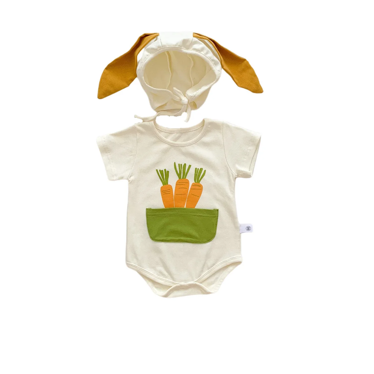 

Summer Infant Romper Carrot Print Baby Rompers