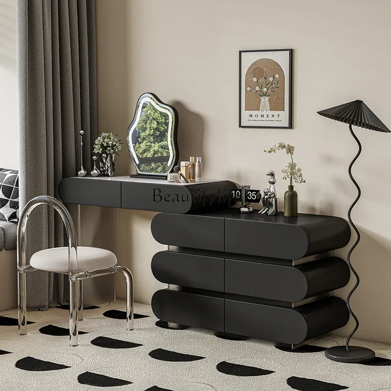 Комод из цельного дерева современный простой выдвижной конец кровати комод