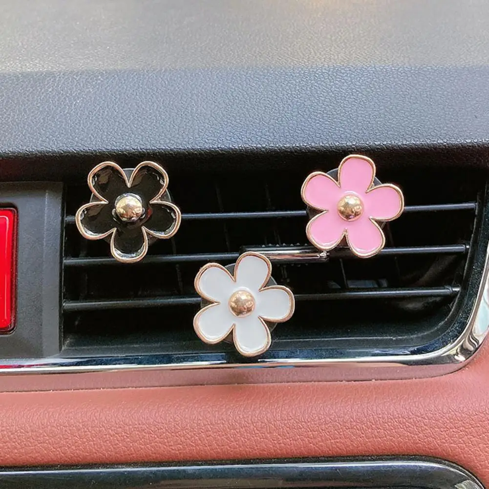

6Pcs Eye-catching Accessories Flower Shape Air Vent Clip Car Air Freshener for Car Vent Air Freshener Car Aromatherapy Clip