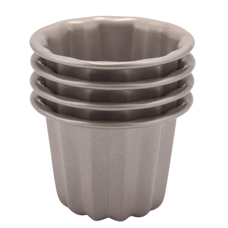 Форма для канеле чашка кексов каннелей 4 шт. антипригарная форма коннелей