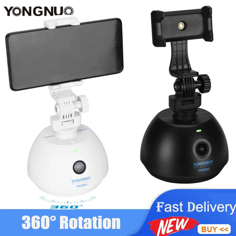 

YONGNUO YN360G автоматическое отслеживание умная фотосъемка штатив с автоматическим вращением на 360 ° для видео Vlog Youtube Live