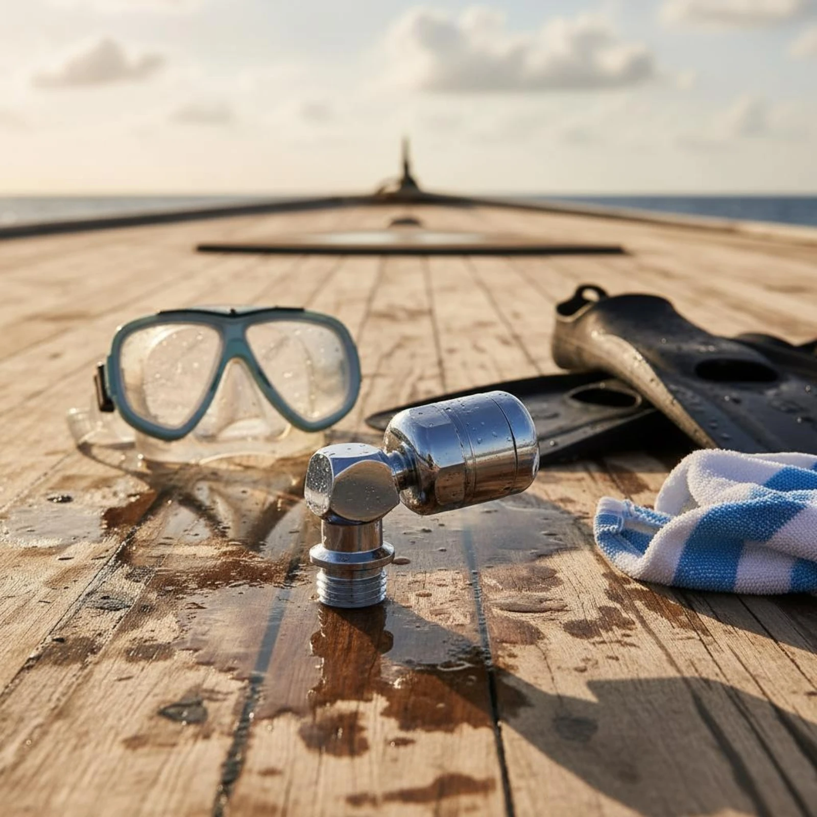 Фото Утолщенный поворотный соединитель для дыхательного аппарата с адаптером свободного вращения для дайвинга и подводного плавания №4