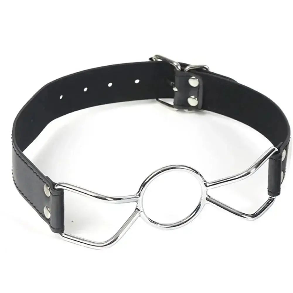 Секс-раб для взрослых металлическое уплотнительное кольцо кляп с открытым ртом