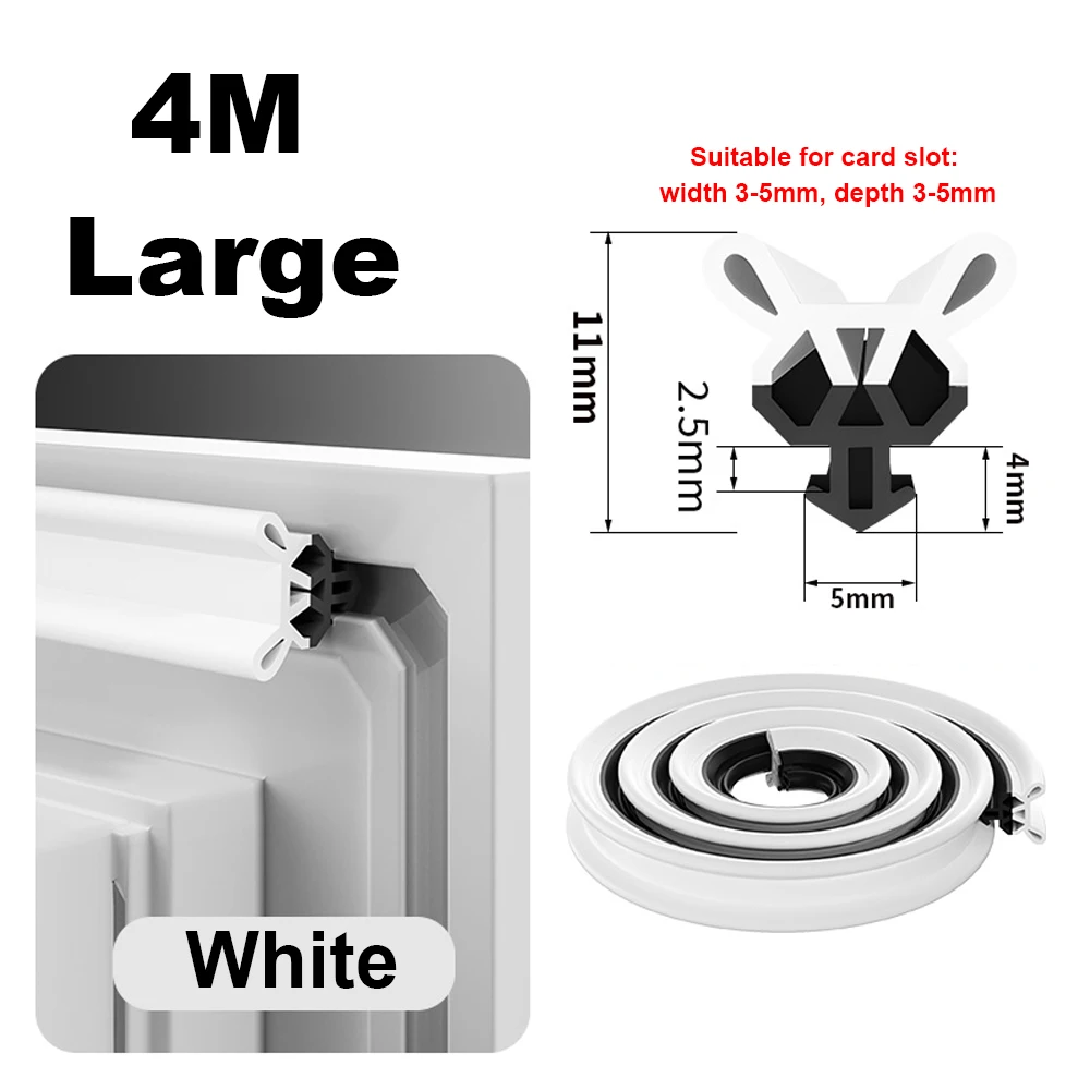 

Уплотнительная лента TFAAI из ТПЭ 4 м черная