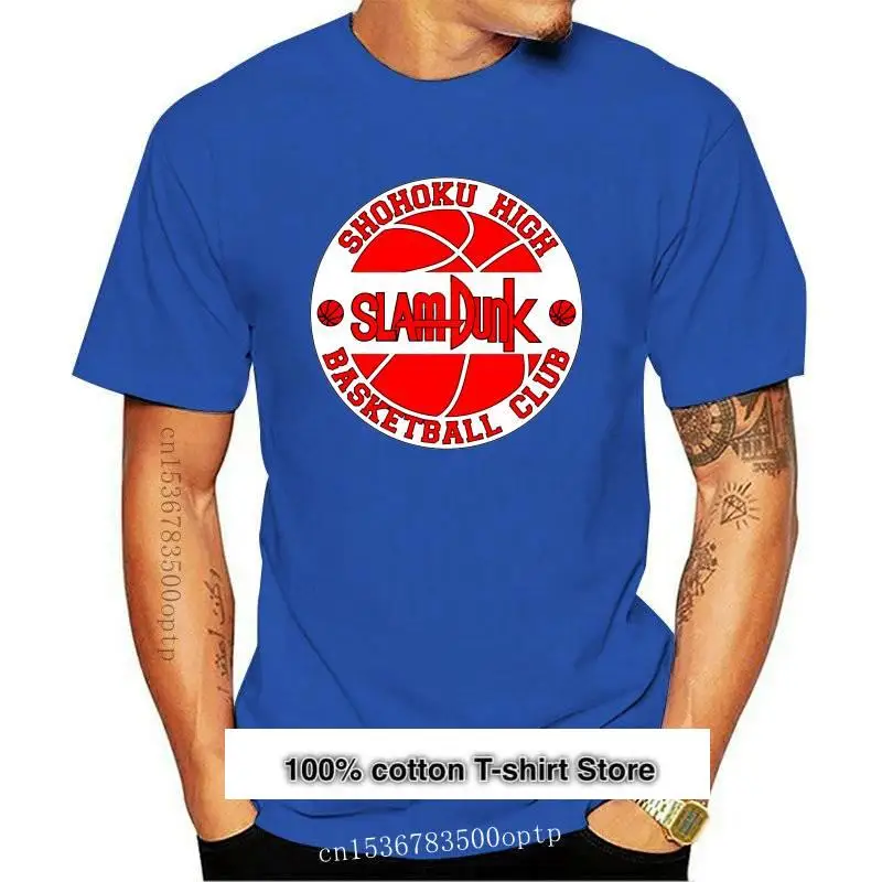 

Camiseta de манга corta para hombre y mujer, camisa с LOGO de Shohoku High Basketball Club, унисекс