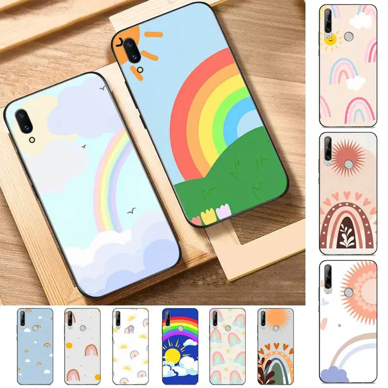 

Babaite Rainbow Sun Phone Case for Huawei Y 6 9 7 5 8s prime 2019 2018 enjoy 7 plus