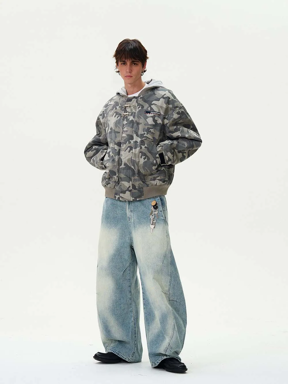 Tung Sung американская камуфляжная куртка-пуховик с капюшоном для мужчин и женщин