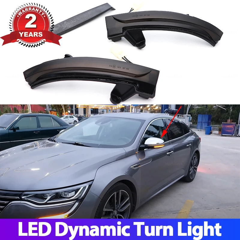 

LED Side Wing Indicating Flash Side Mirror Sequential Light for Renault Megane IV Mk4 Talisman Samsung SM6 Clio V 5 Lutecia