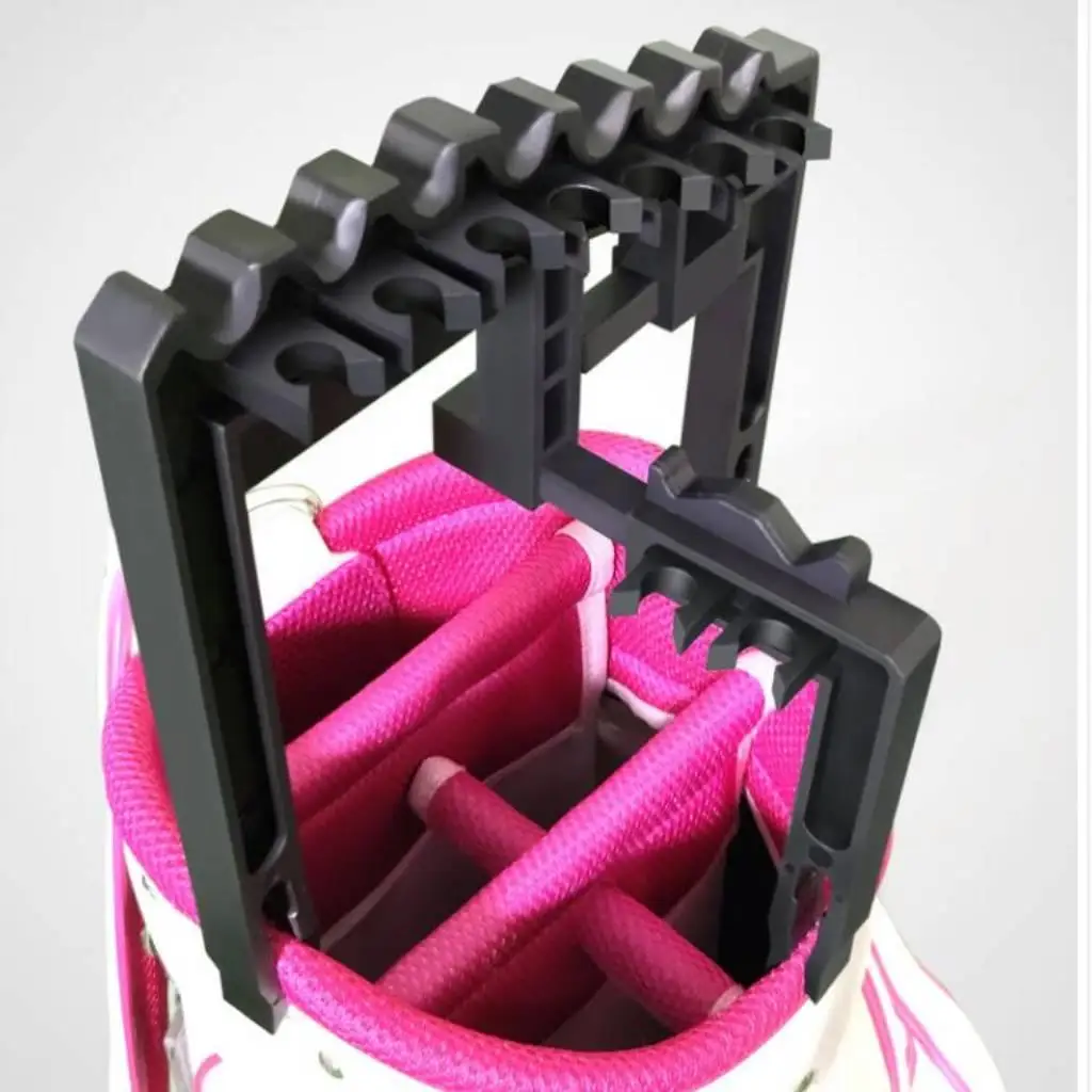 

9 Iron Club Holder Iron Putter Protector Tool Standing Rack Golf Club Organizers Clip for Outdoor Sport Golf Bag Golf Driver