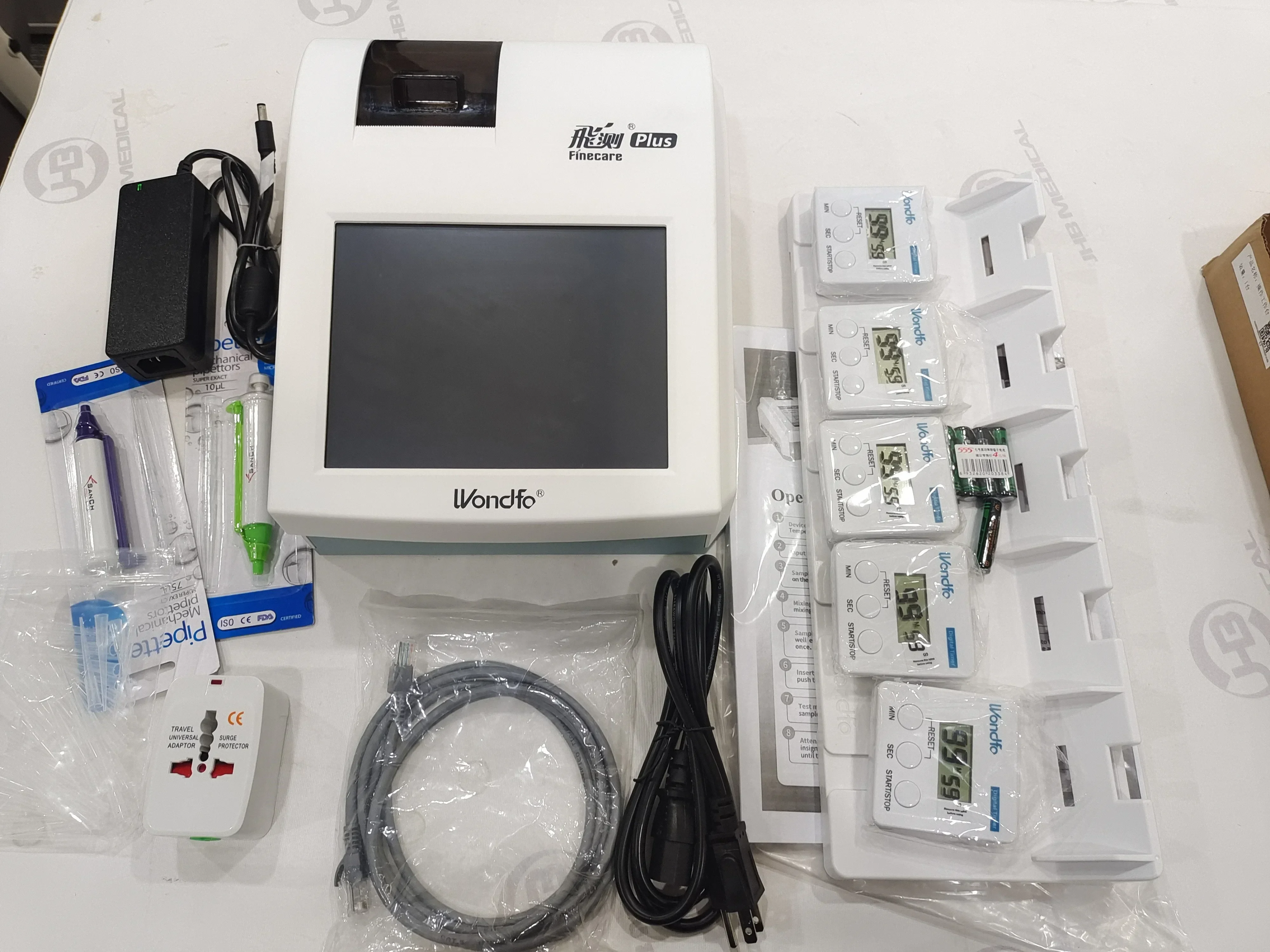 Лучшая продажа Wondfo FIA Meter Rapid Quantitative progesterone Test Machine FS113 Анализатор прогестрона для