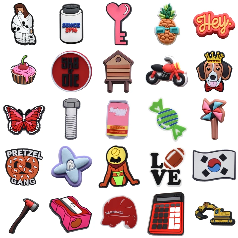 

Girl Shoe Charms Women Charm Decorations for Crocs Packs Boy Kids Men Para Pins Gifts Wholesale Bulk Shoes Accessories Set Jeans