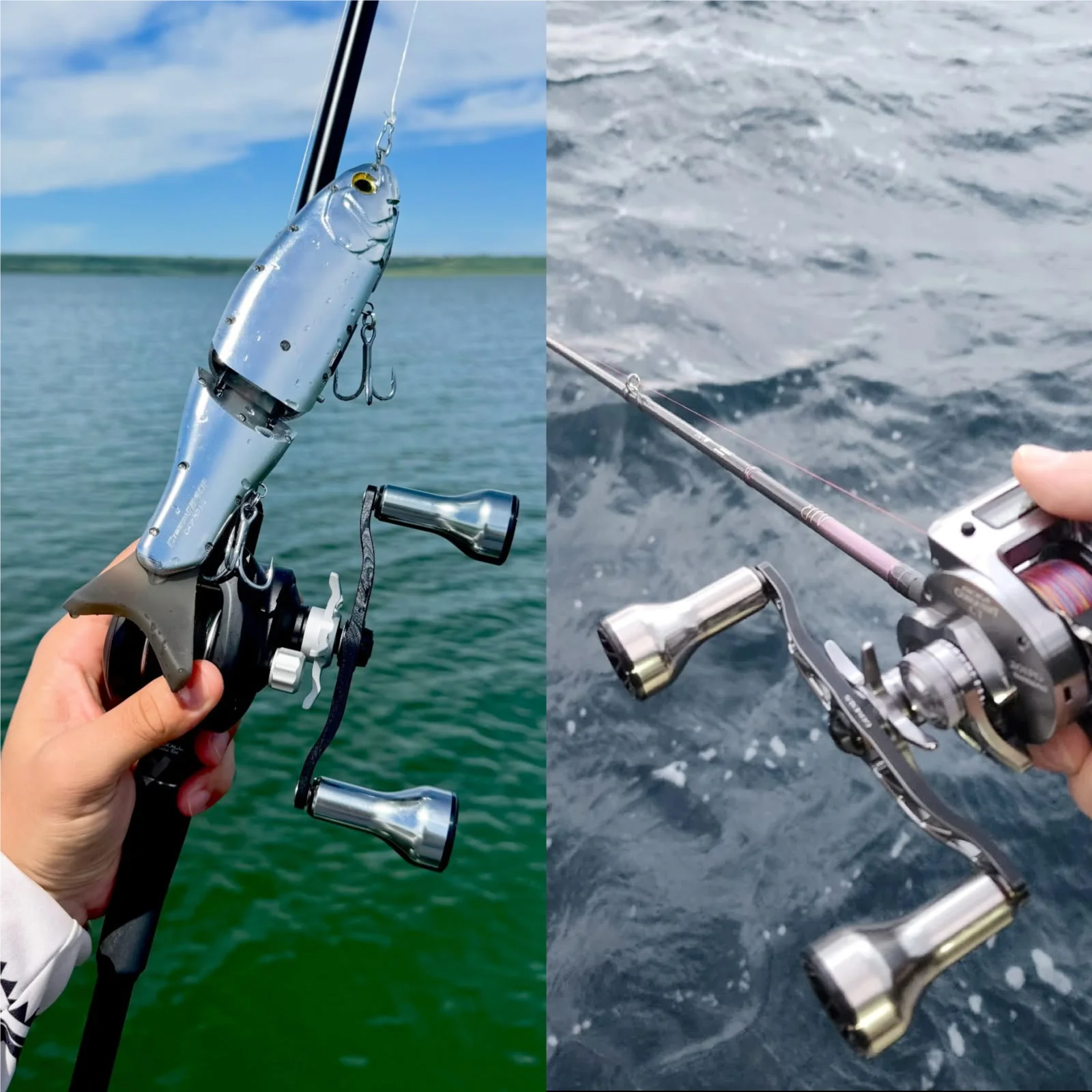 Рукоятка для катушки Gomexus 120 мм с ручкой 30 мм, совместимая с катушками Shimano Daiwa Abu Garcia SLX DC Tarula. (art.: 3920da980ae6f) - 3920da980ae6f