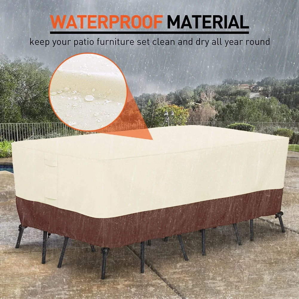 For Sofa Table Chair Patio Waterproof Wind-proof Anti-uv Aga
