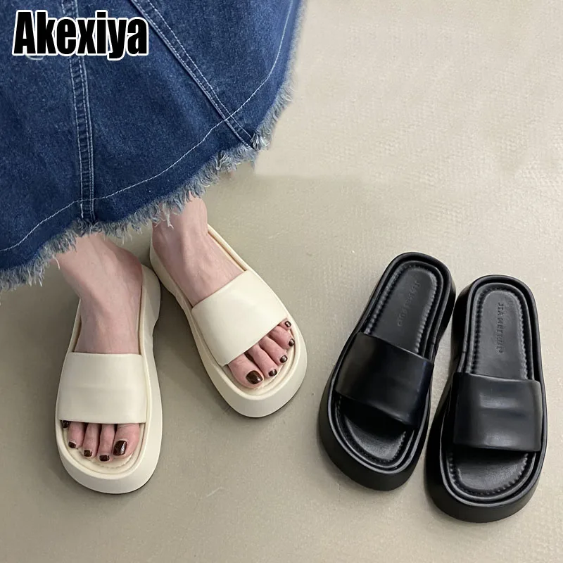 

Thick Platform Women Slippers Sport Sandals Summer Wedges Women Shoes Walking Cozy Female Slides Fad Slingback Flip Flops Mujer