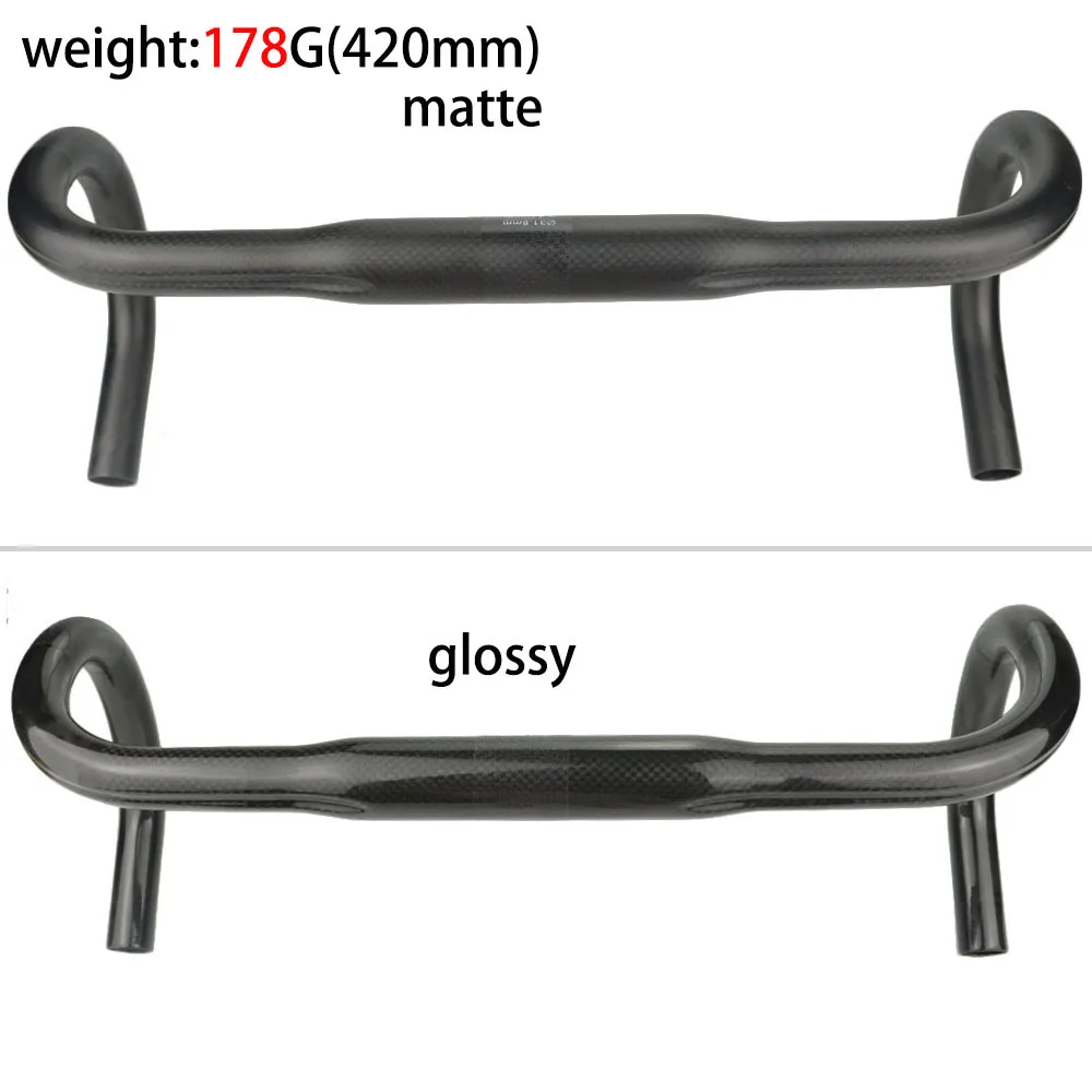 

Руль из углеродного волокна для дорожного велосипеда, 31,8 мм, 400/420/440