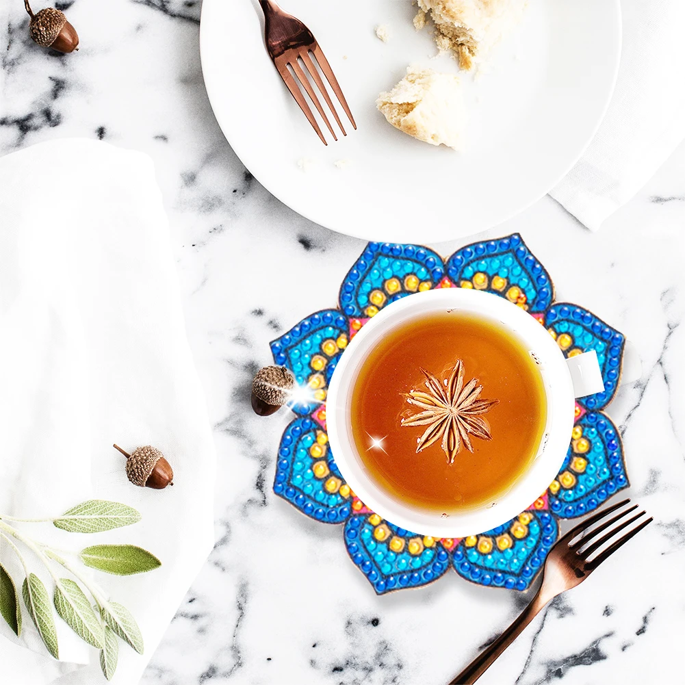 

DIY бриллианты, подставка для стеллажа, искусственная деревянная подставка, нескользящая подставка, искусство, ручная работа, блестящие кухо...