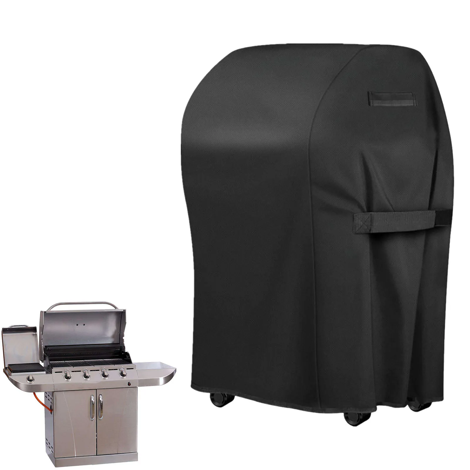 

Сверхмощный чехол для барбекю, водонепроницаемый чехол для гриля с защитой от ультрафиолета, для приготовления барбекю на открытом воздухе